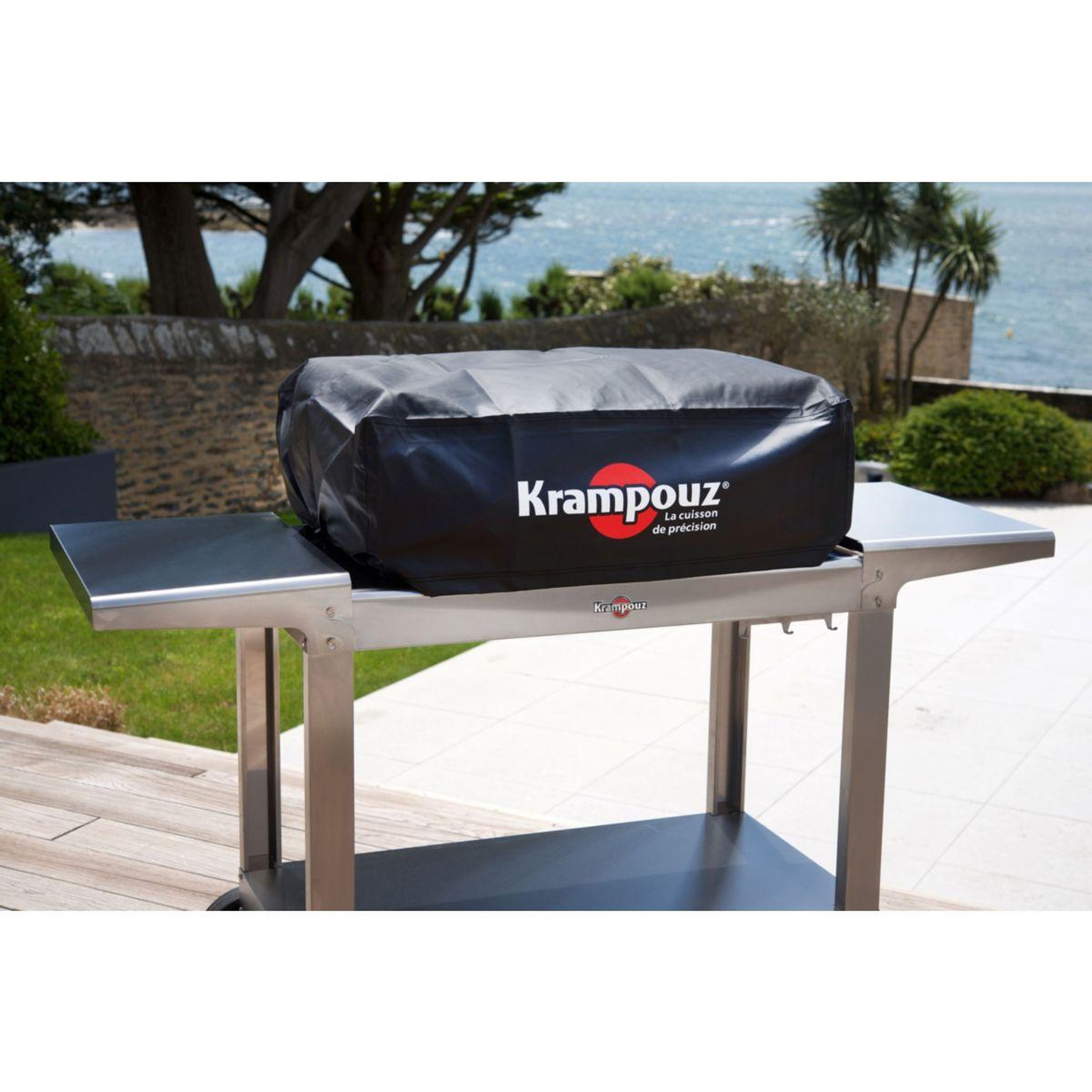 Voir la diapositive 2 : KRAMPOUZ Housse plancha pour planchas club
