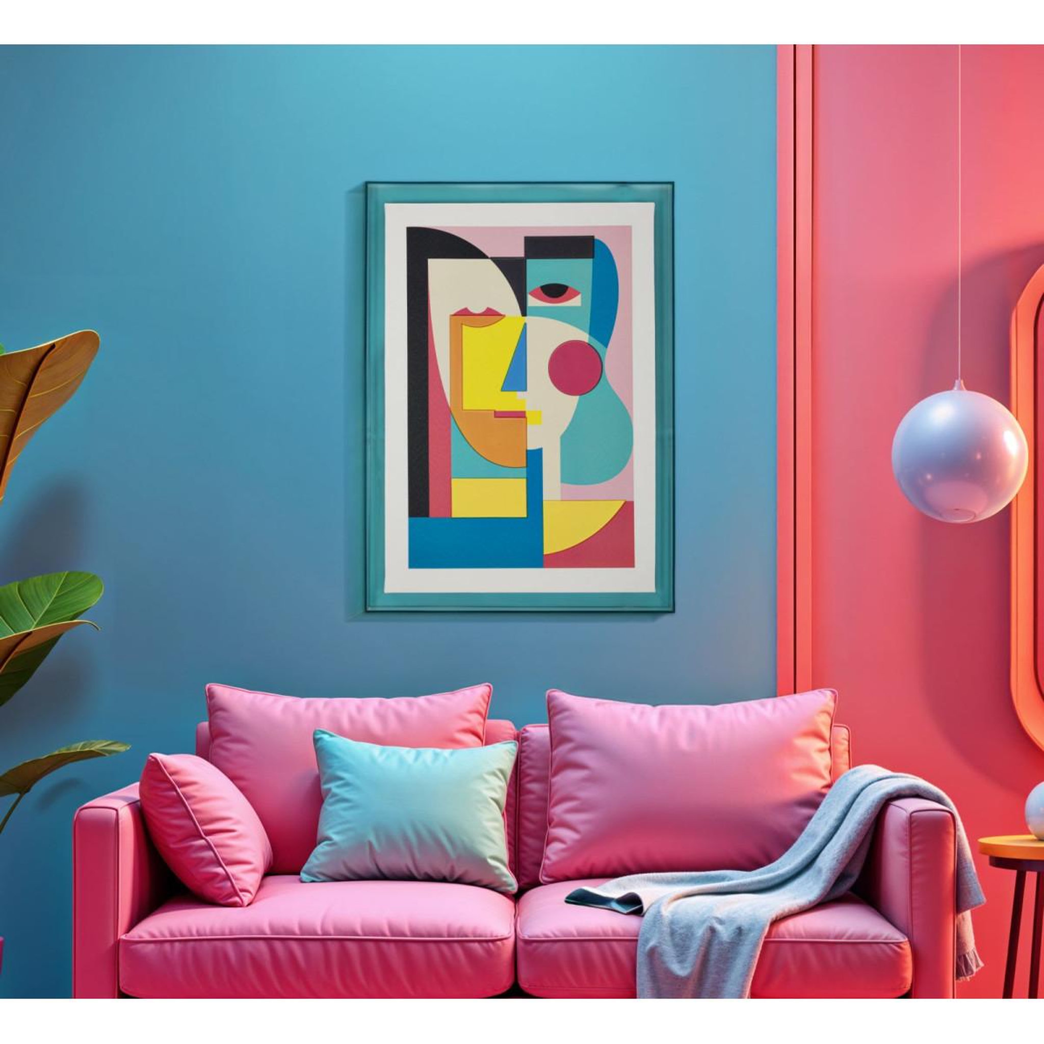 Voir la diapositive 6 : Paris Prix Tableau imprimé  picassy i  50x70cm multicolore