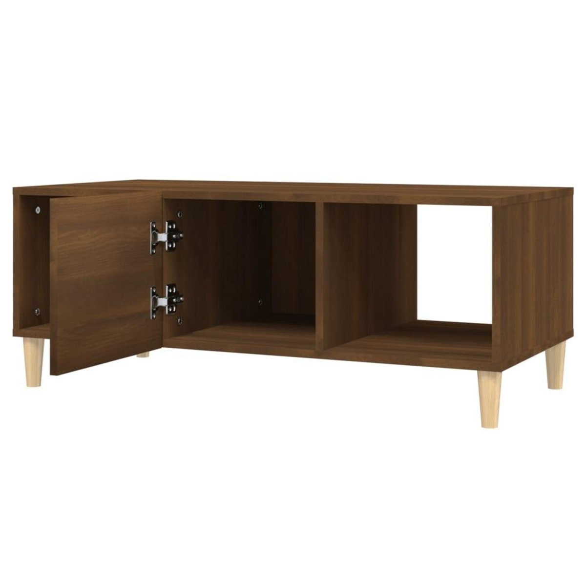 VIDAXL Table basse chene marron 102x50x40 cm bois d'ingenierie