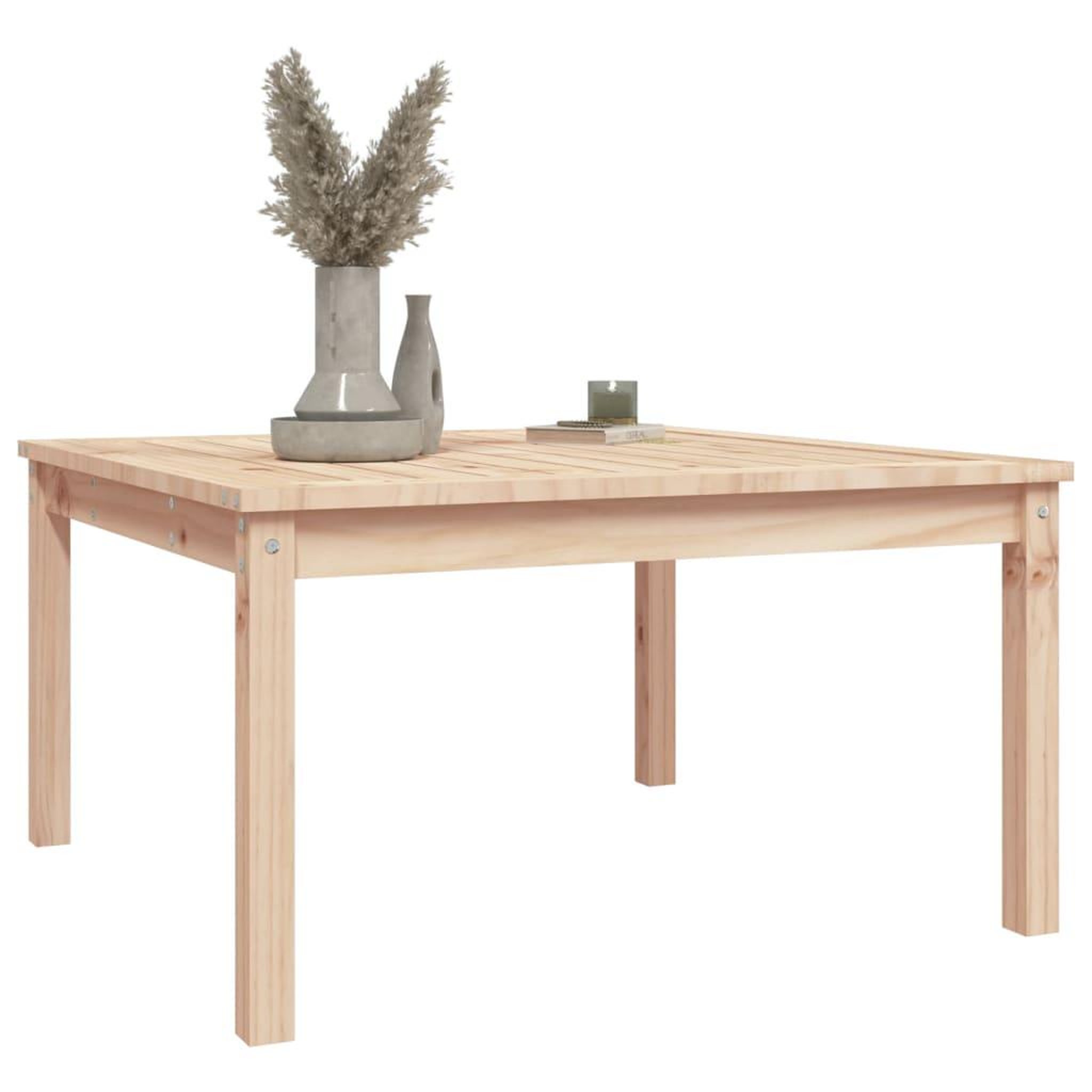Voir la diapositive 4 : VIDAXL Table de jardin 82,5x82,5x45 cm bois massif de pin