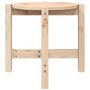 Voir la diapositive 5 : VIDAXL Table basse Ø 52,5x45 cm Bois massif de pin