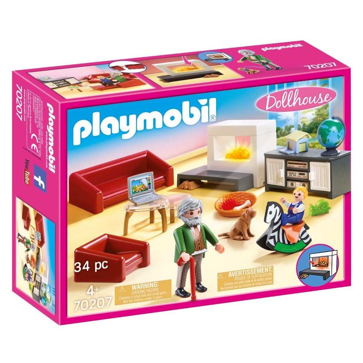 Playmobil PLAYMOBIL City Life 70989 Salon aménagé