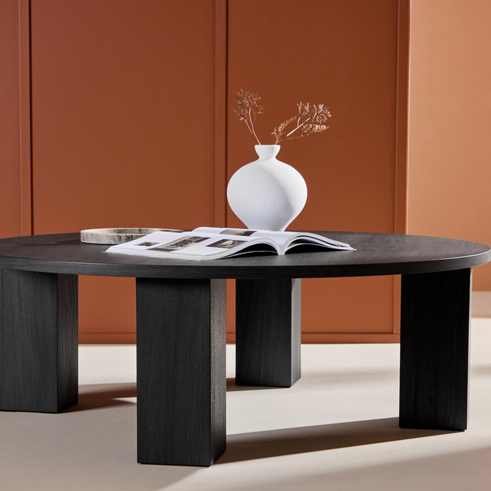 Voir la diapositive 4 : Paris Prix Table basse design  juno  120cm noir
