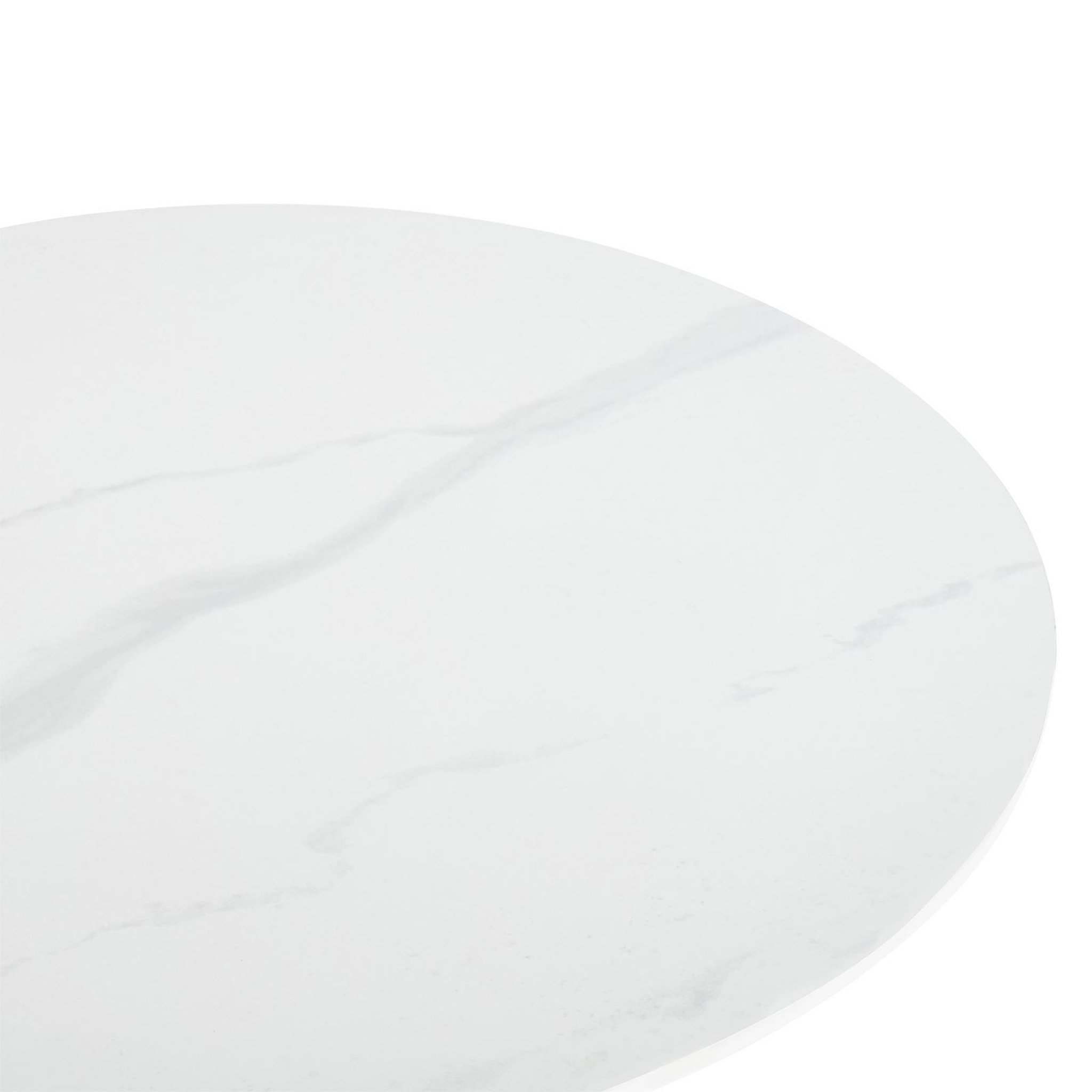 Voir la diapositive 3 : IDIMEX Table à manger ronde loire ø 80 cm en céramique