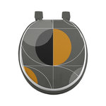 Douceur d'Intérieur Abattant WC MDF Color Pop gris