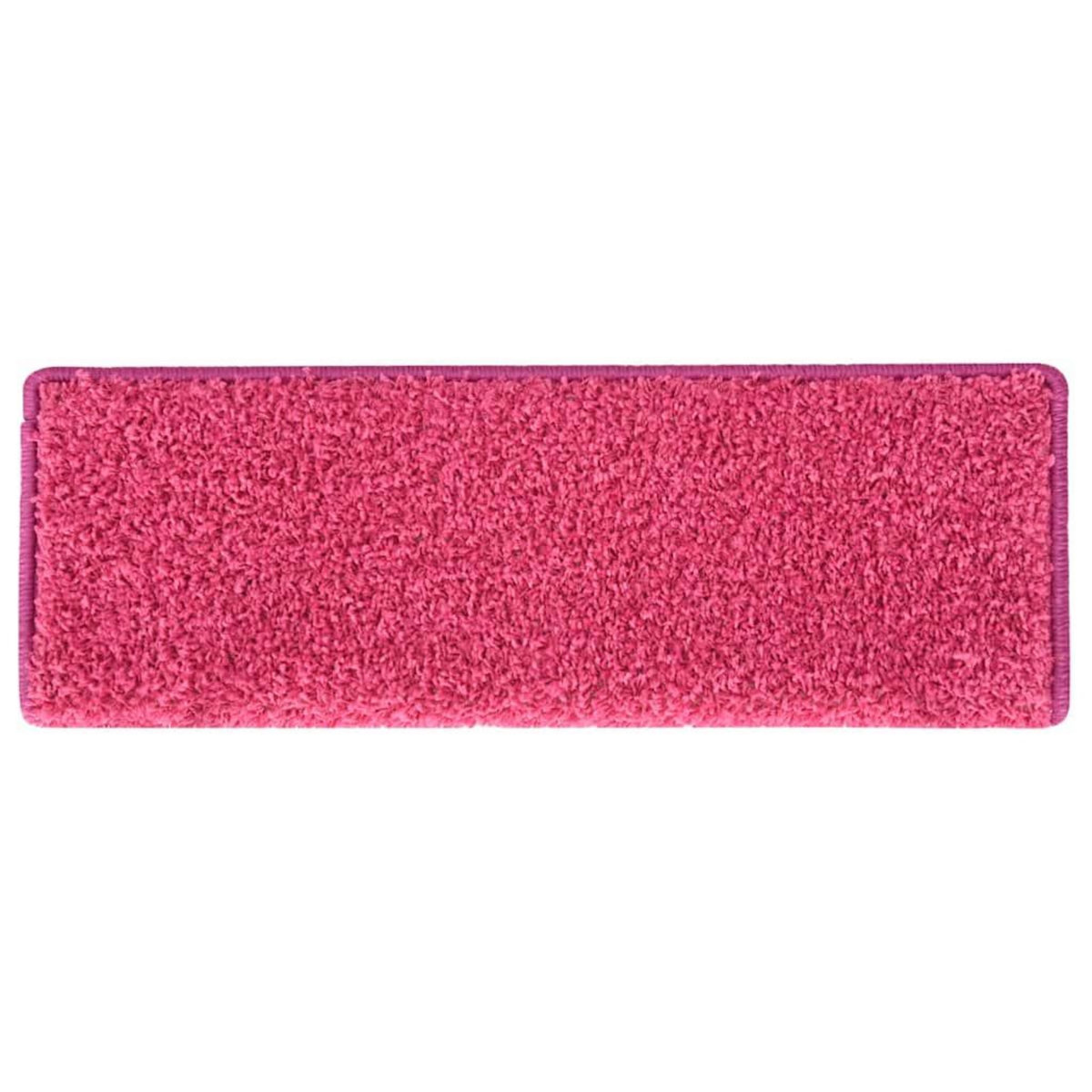 VIDAXL Tapis d'escalier 30 pcs 65x21x4 cm rose