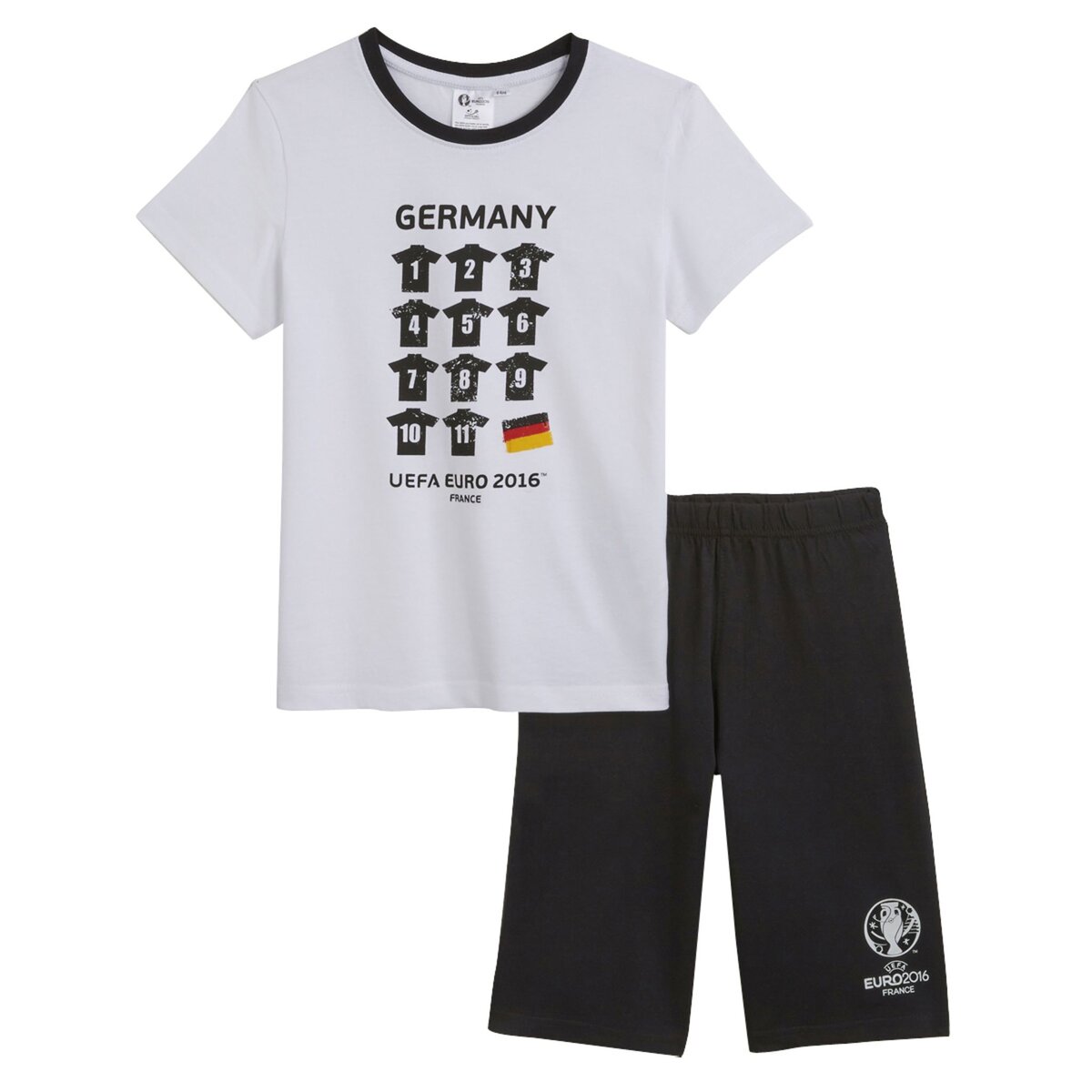 IN EXTENSO Pyjama Allemagne Garçon du 2 au 14 ans Euro 2016