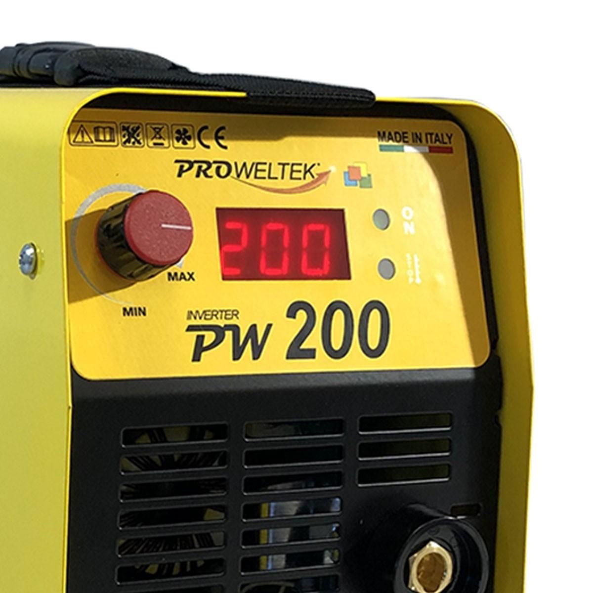 Proweltek Poste à souder Inverter 200A Numérique Soudure Acier Inox Fonte + Mallette Proweltek