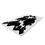 Voir la diapositive 4 : Paris Prix Tapis Imitation Fourrure  Rabbit  Noir & Blanc