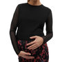 Voir la diapositive 1 : MAMALICIOUS T Shirt Manches Longues  Femme Mamalicious Lellis