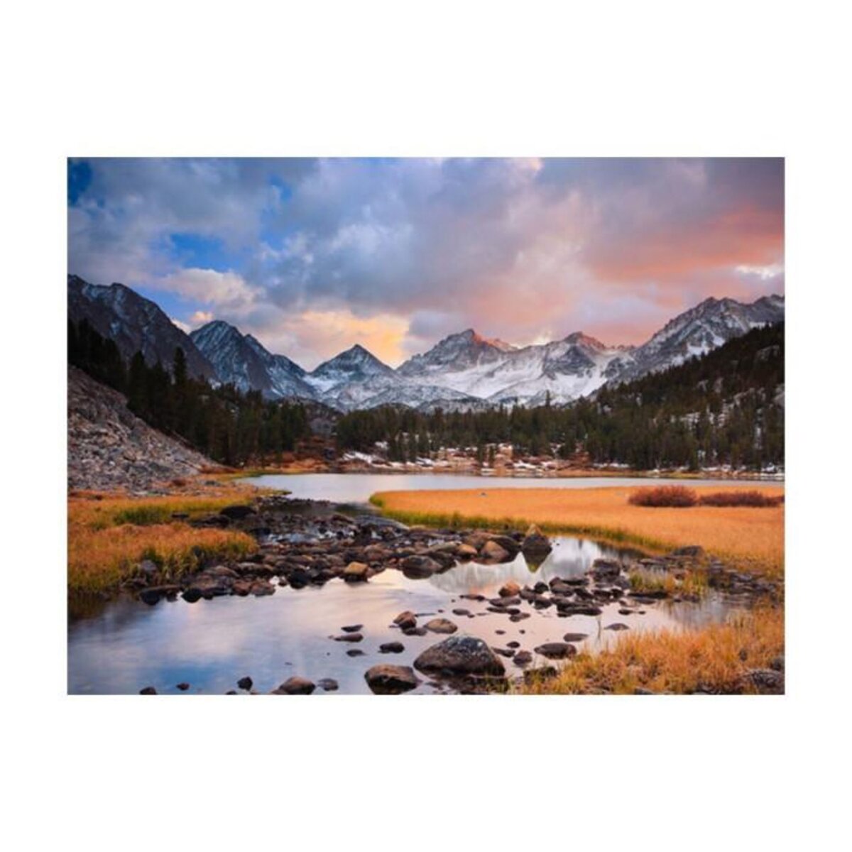 Paris Prix Papier Peint  Paysage de Montagne Printemps Arrive