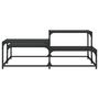 Voir la diapositive 5 : VIDAXL Table basse noir 107x107x40 cm bois d'ingenierie