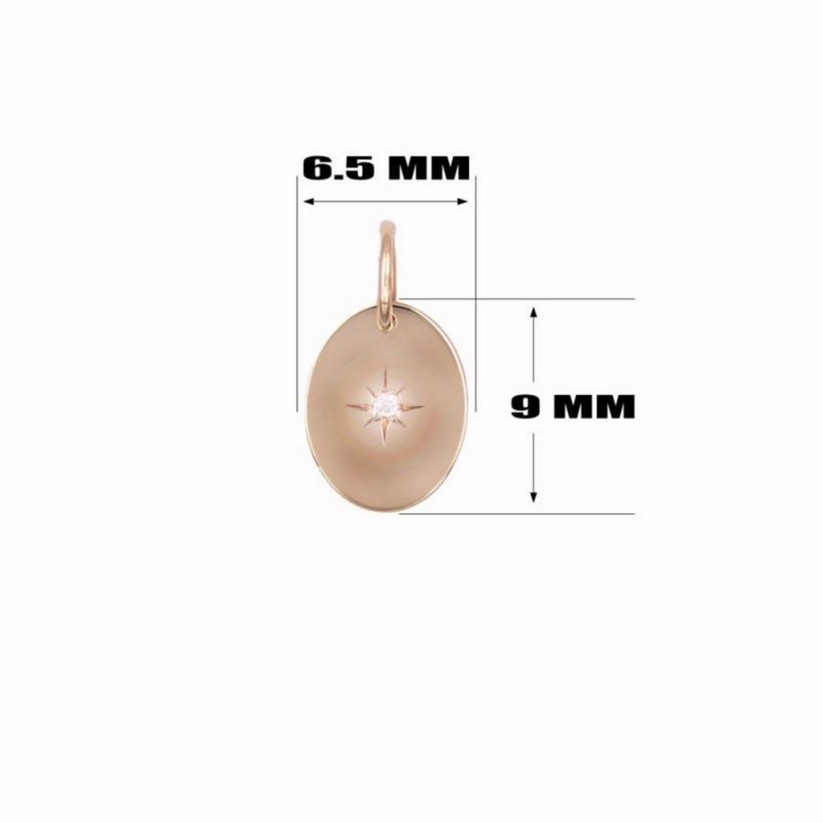 L'ATELIER D'AZUR Collier - Médaille Or Jaune et Diamant - Chaine Dorée