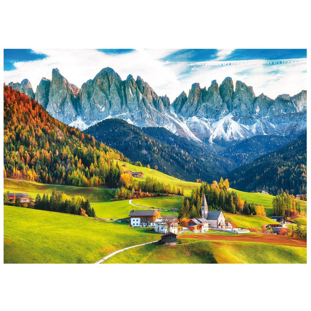 EDUCA Puzzle 2000 pièces : Automne Dans Les Dolomites
