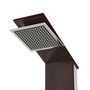 Voir la diapositive 4 : VIDAXL Systeme de panneau de douche Verre Marron