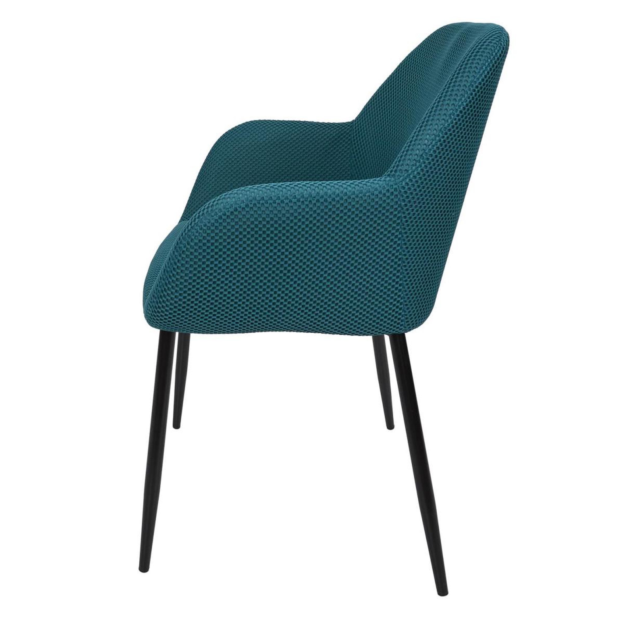 Voir la diapositive 4 : The Home Deco Factory Lot de 2 chaises fauteuil  atome  85cm bleu