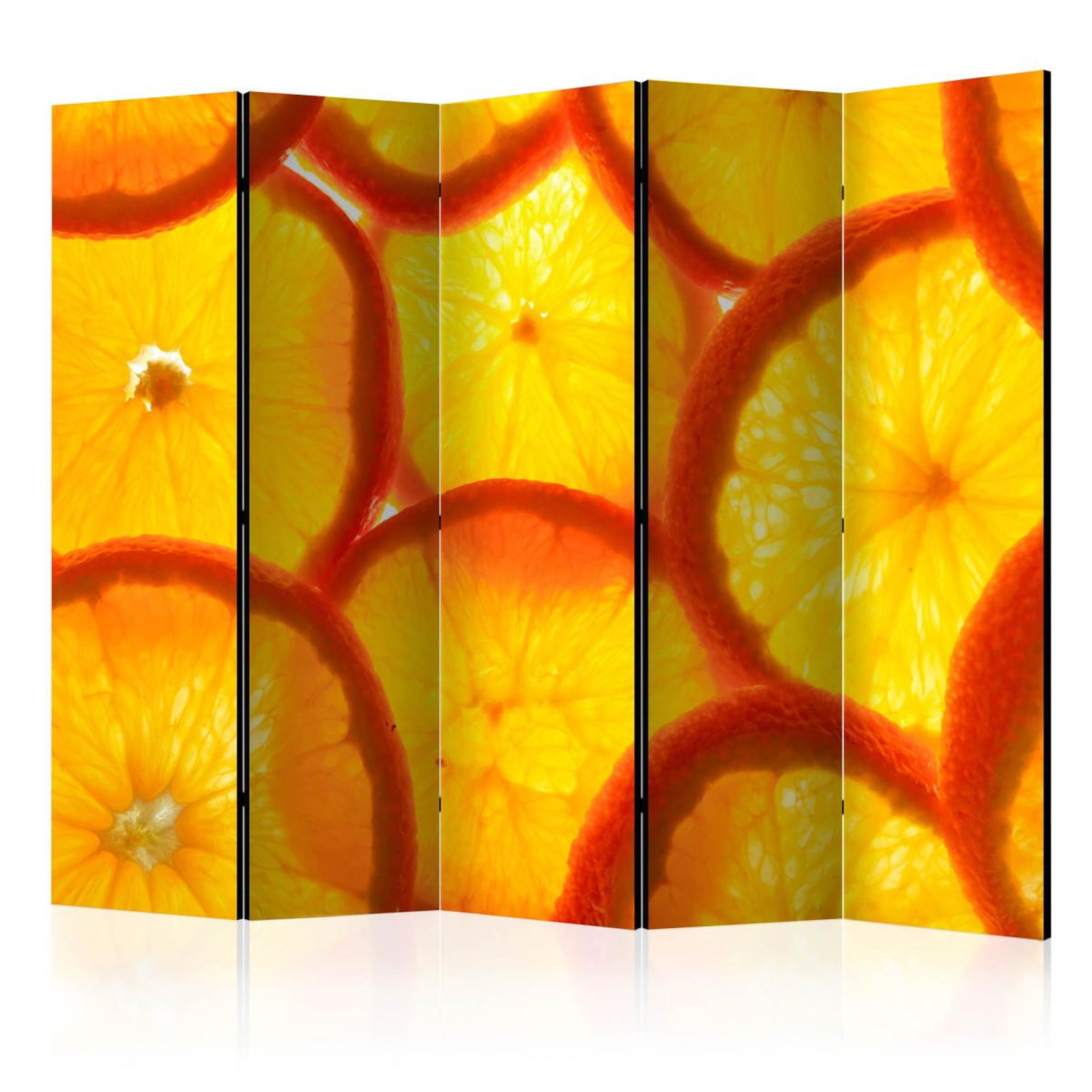 Paris Prix Paravent 5 volets  orange slices  172x225cm