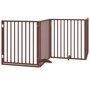 Voir la diapositive 3 : VIDAXL Barriere pour chien porte pliable 10 panneaux bois de peuplier
