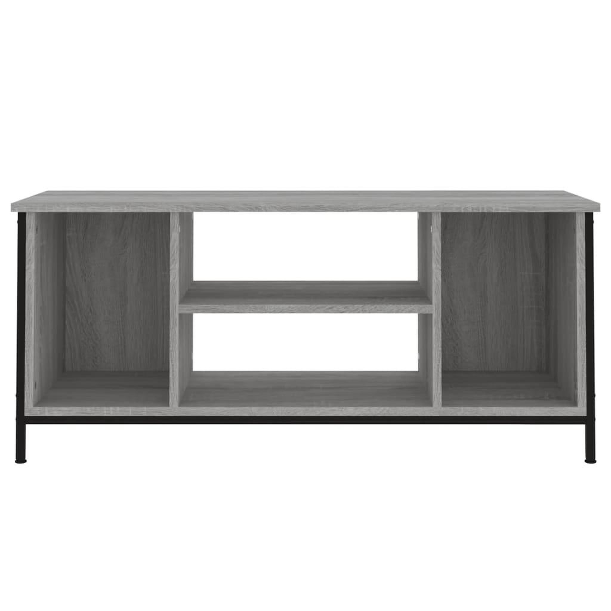 Voir la diapositive 5 : VIDAXL Meuble TV sonoma gris 102x35x45 cm bois d'ingenierie