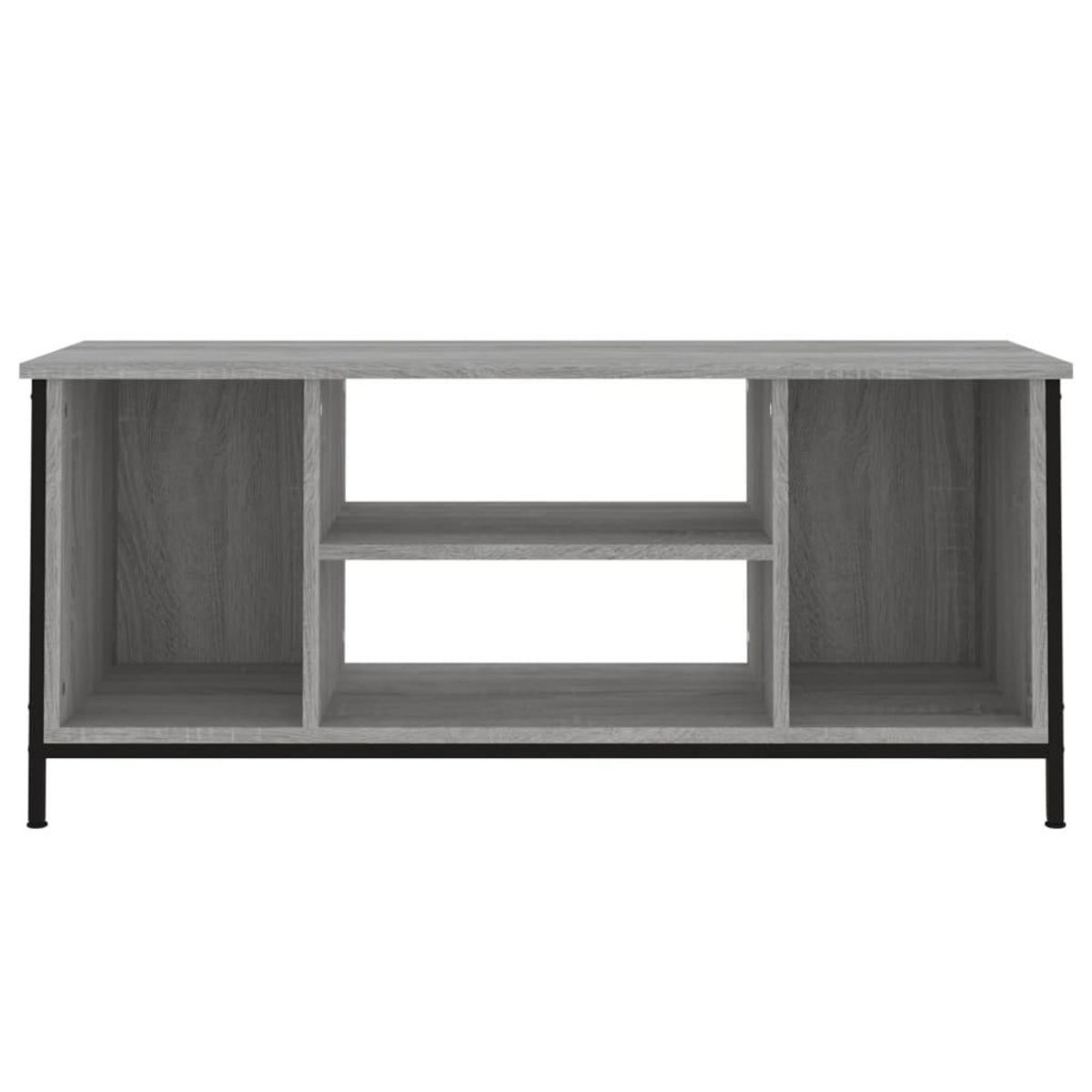 VIDAXL Meuble TV sonoma gris 102x35x45 cm bois d'ingenierie
