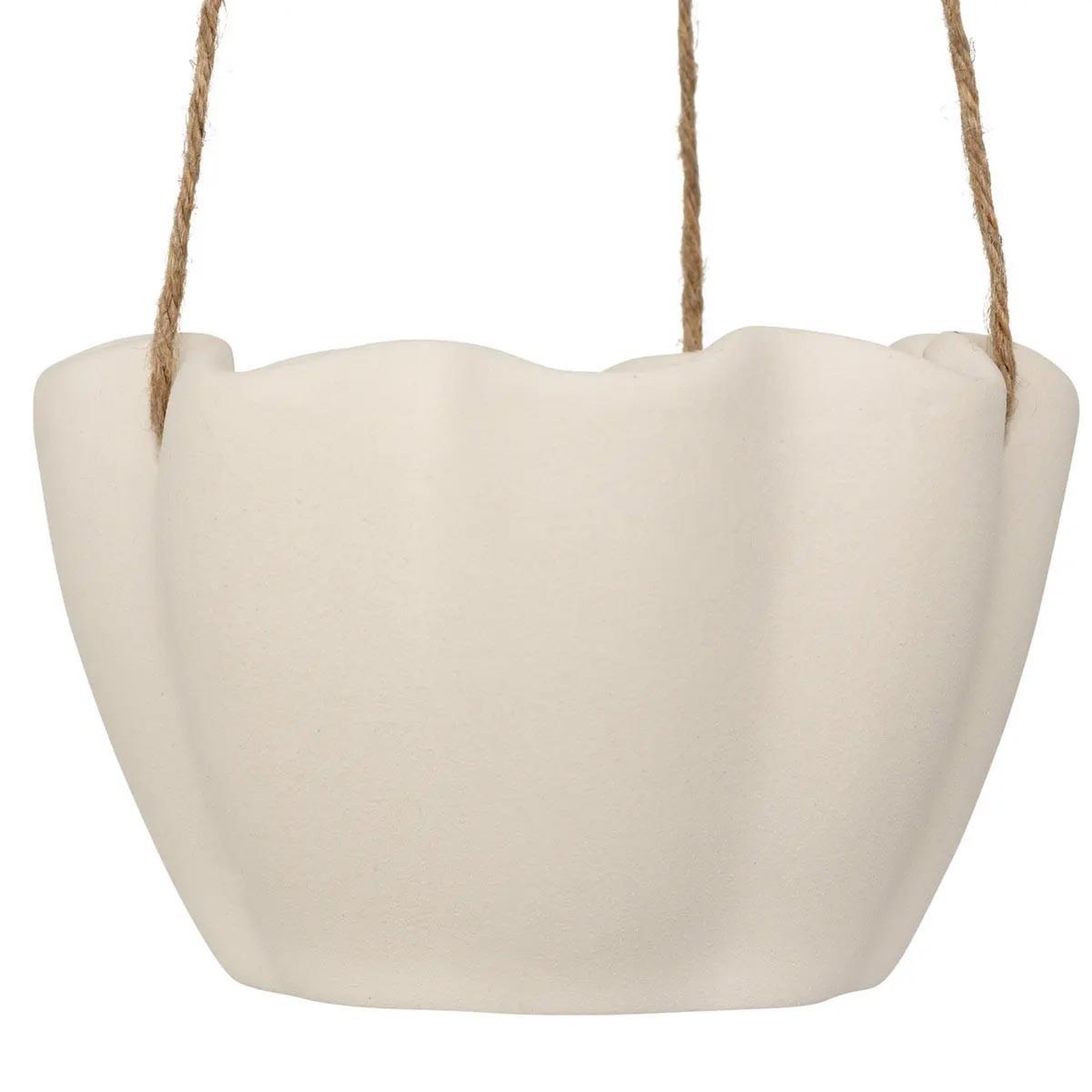 Voir la diapositive 2 : ATMOSPHERA Cache-pot suspendu  wild romance  17cm blanc