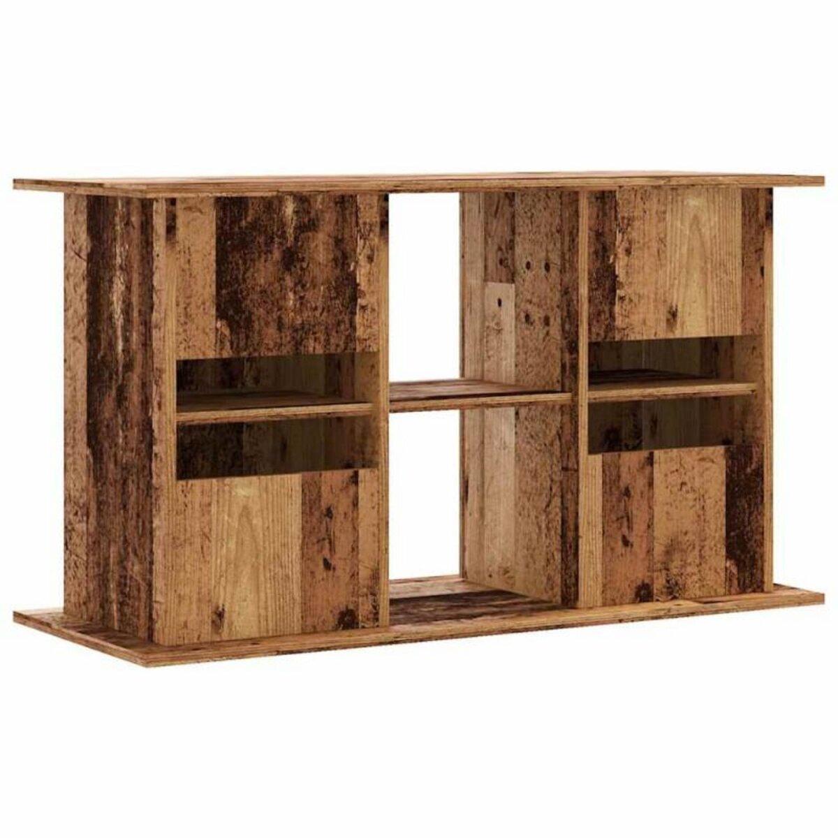 VIDAXL Support pour aquarium vieux bois 101x41x58 cm bois d ingénierie