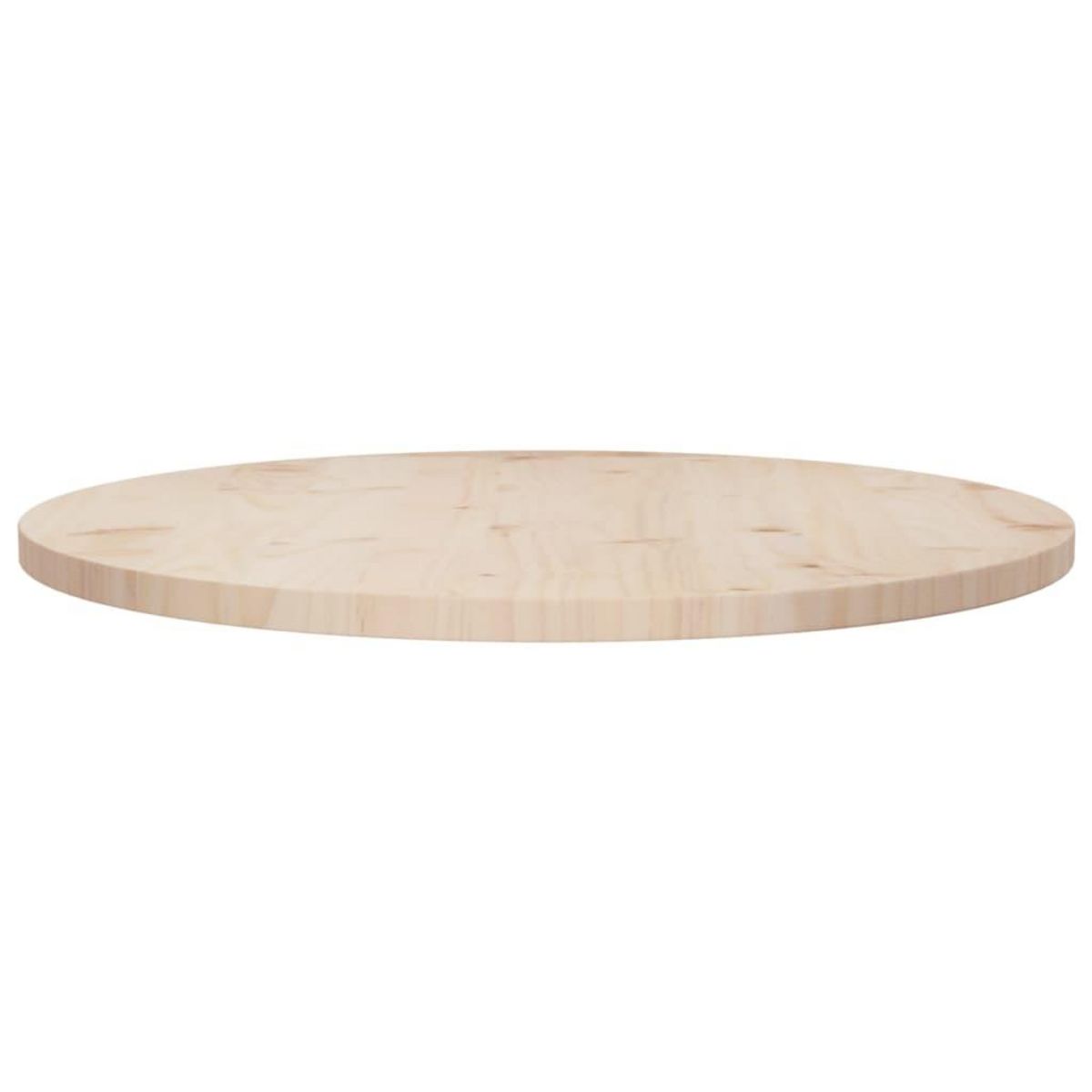 VIDAXL Dessus de table Ø70x2,5 cm Bois de pin massif