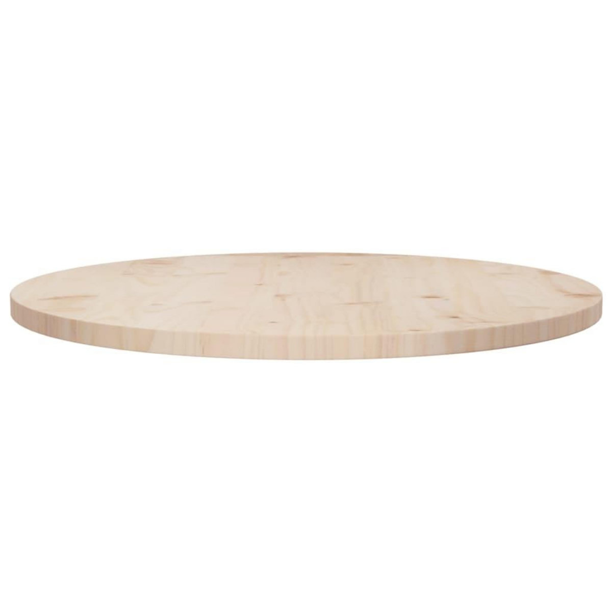 VIDAXL Dessus de table Ø70x2,5 cm Bois de pin massif