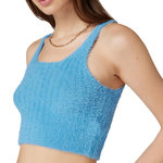 NOISY MAY Crop Top  Femme Noisy May Sweet. Coloris disponibles : Bleu