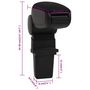 Voir la diapositive 6 : VIDAXL Accoudoir de voiture noir 12x32x(34-50) cm ABS