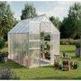 Voir la diapositive 2 : Habitat et Jardin Embase en aluminium pour serre jardin   Basilic   - 5,89 m² - Gris