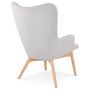 Voir la diapositive 4 : Paris Prix Fauteuil Design Scandinave  Ticao  93cm Gris