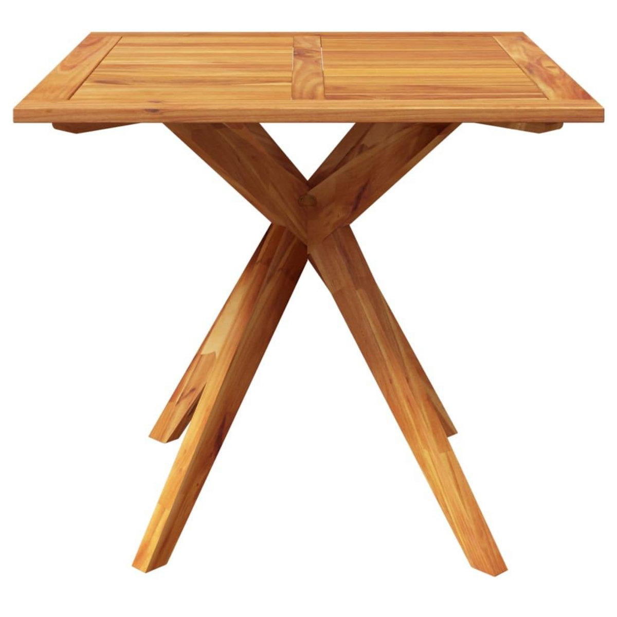 VIDAXL Table de jardin 85x85x75 cm Bois d'acacia solide