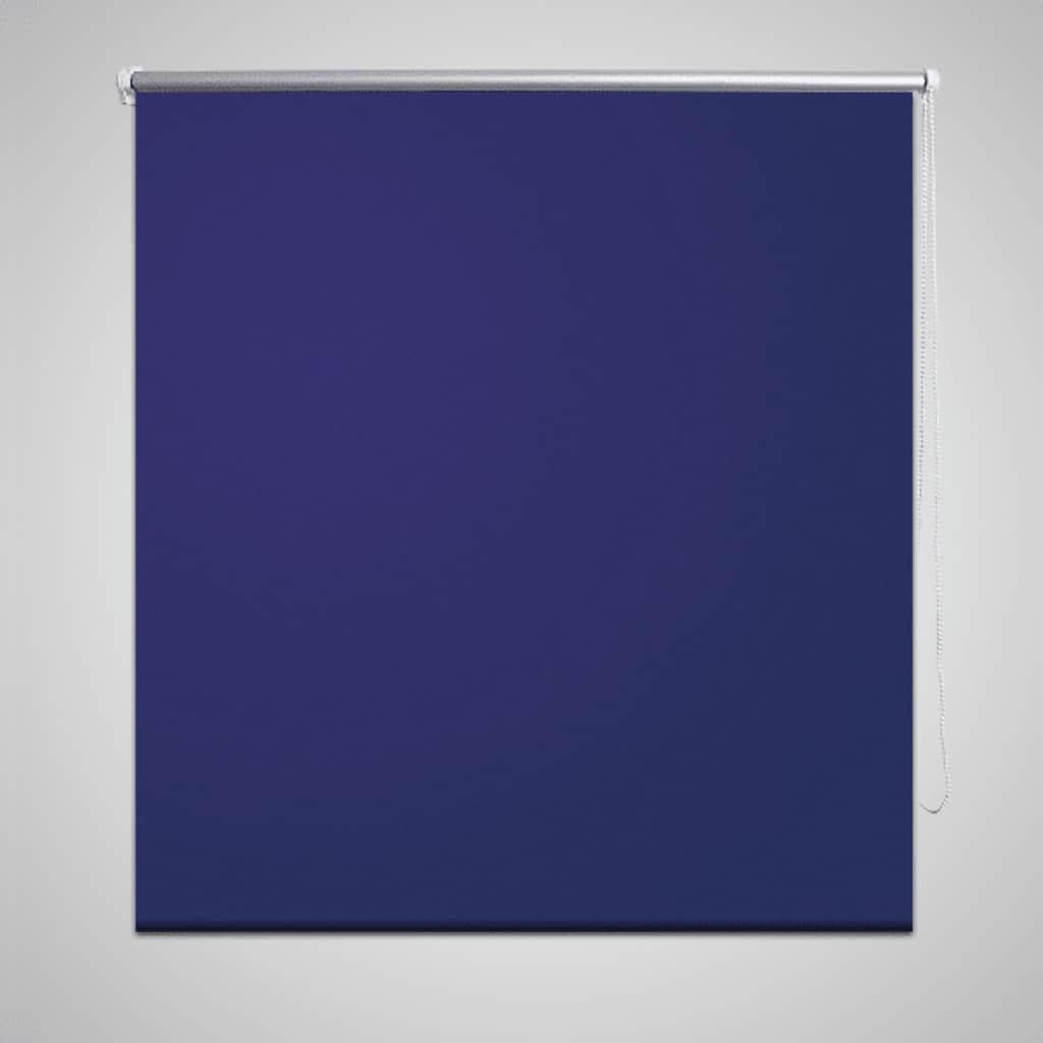 Voir la diapositive 1 : VIDAXL Store enrouleur occultant 120 x 230 cm bleu