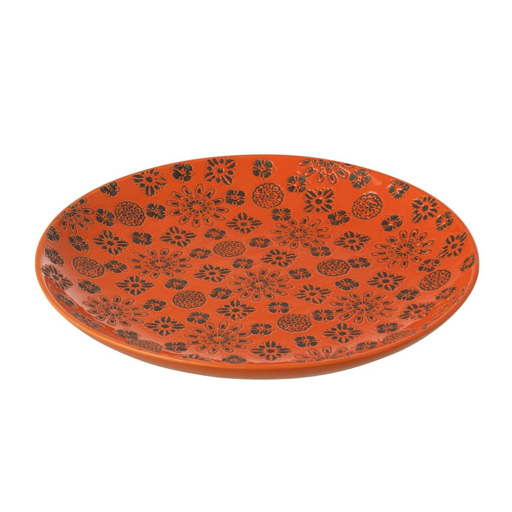J-LINE Coupelle déco en porcelaine  billy  37cm orange