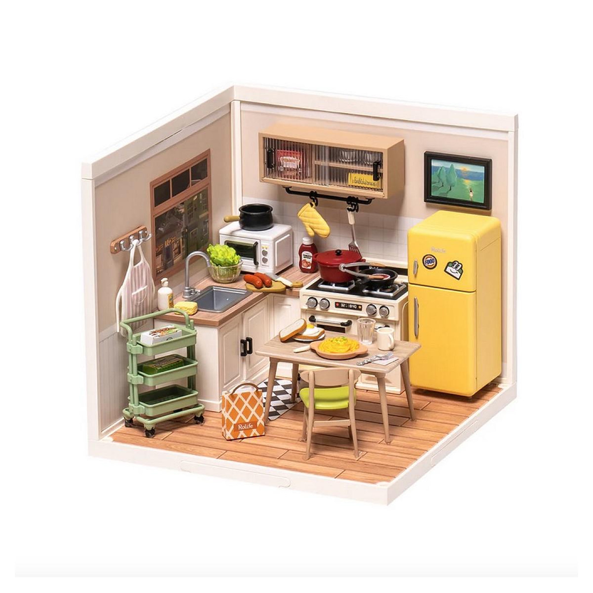 ROBOTIME Maquette Super Creator Happy Meals Kitchen
