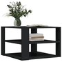 Voir la diapositive 3 : VIDAXL Table basse noir 59,5x59,5x40 cm bois d'ingenierie