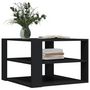 Voir la diapositive 3 : VIDAXL Table basse noir 59,5x59,5x40 cm bois d'ingenierie