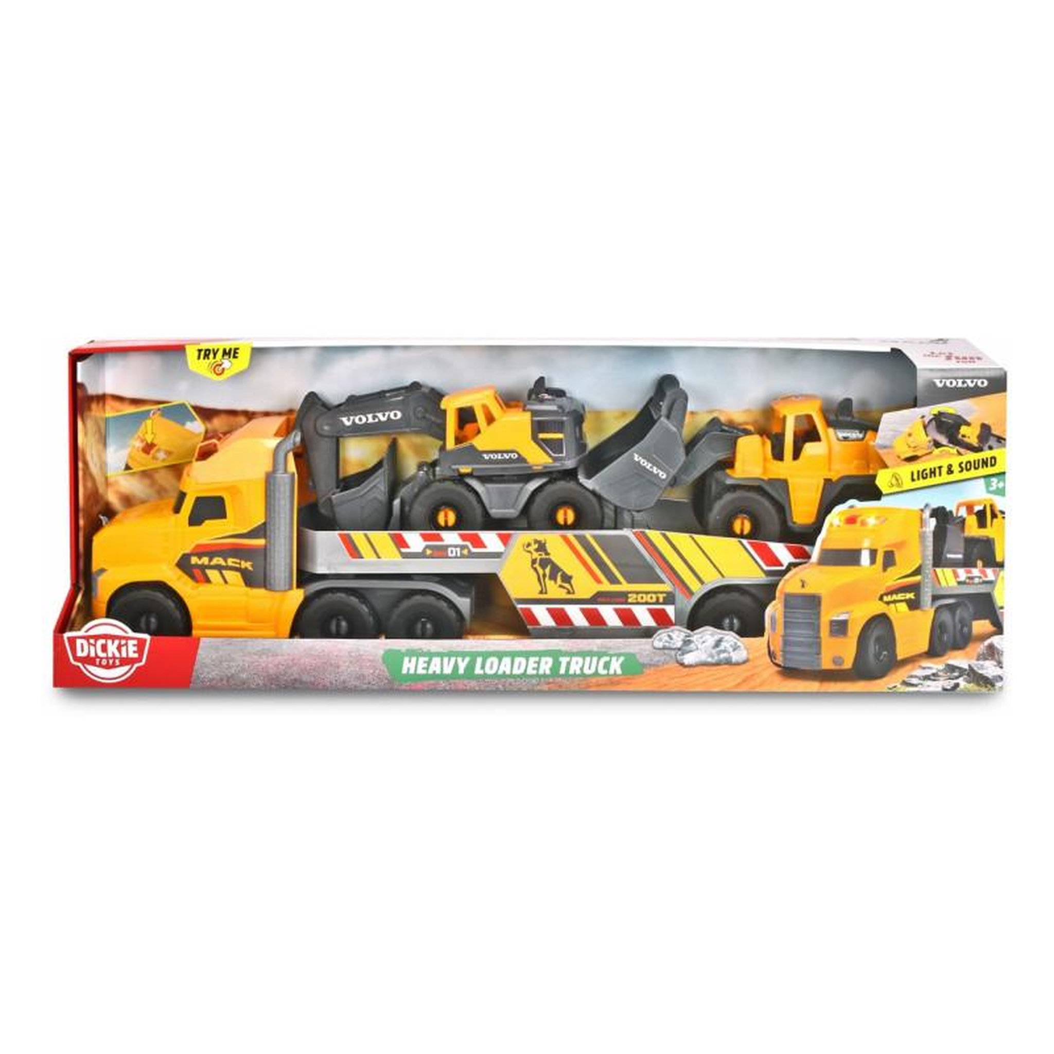 Voir la diapositive 2 : Dickie Dickie Mack/Volvo Transporter with Work Vehicles 203729012