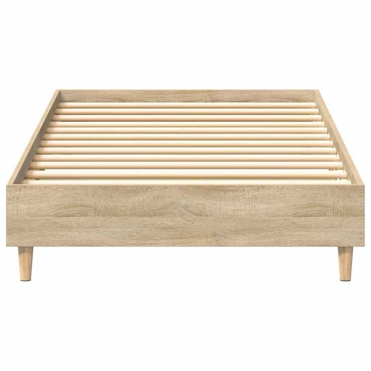 VIDAXL Cadre de lit sans matelas chene sonoma 90x200 cm