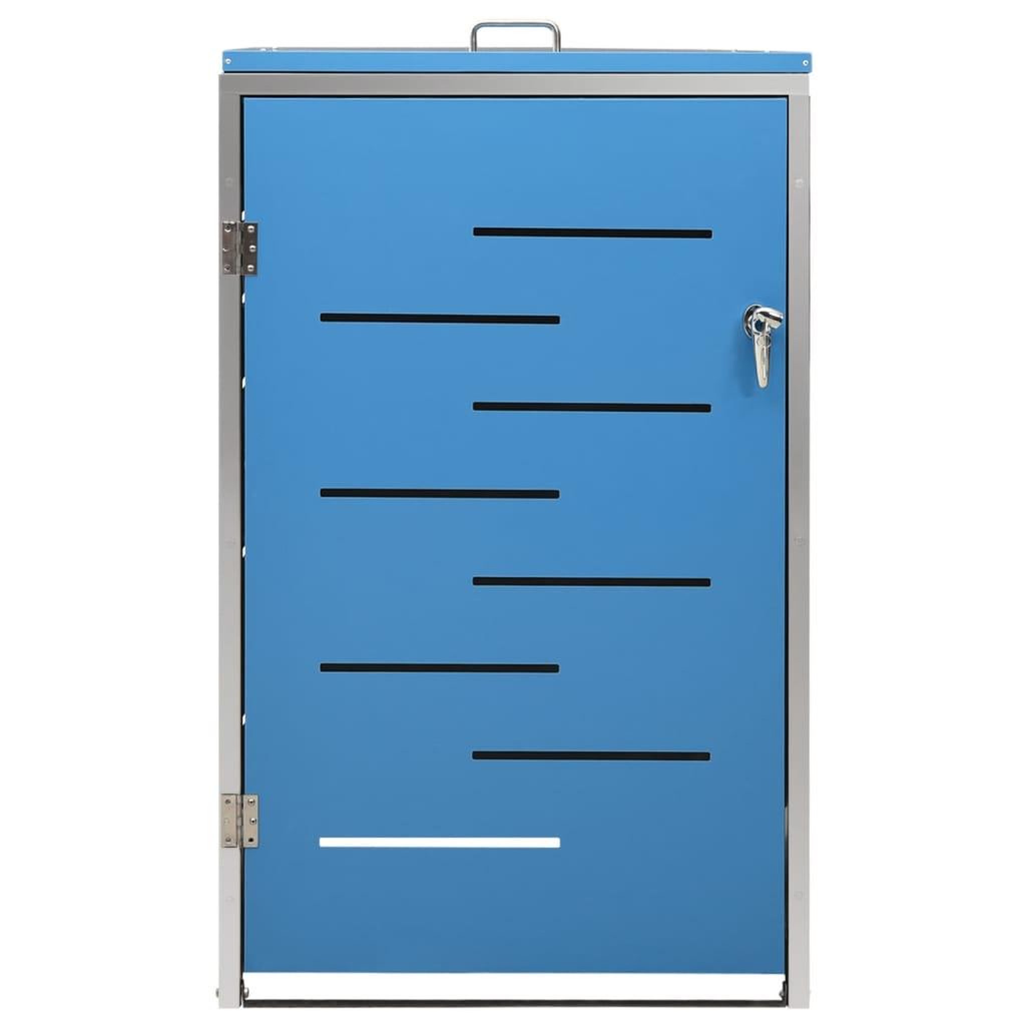 Voir la diapositive 5 : VIDAXL Abri pour poubelle 69x77,5x112,5 cm Inox