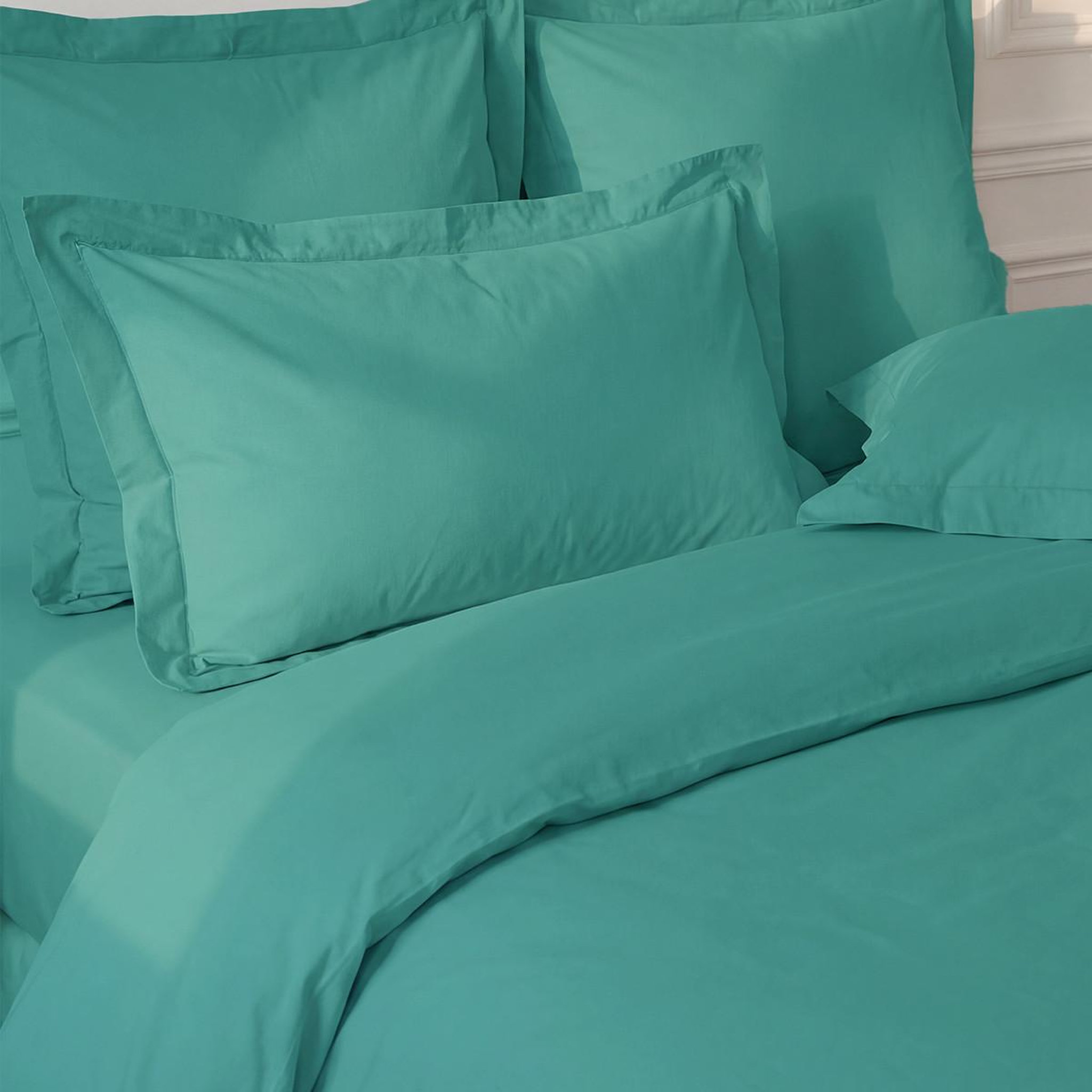 Voir la diapositive 3 : Sensei Maison Housse de couette en percale coton SOFT PERCALE