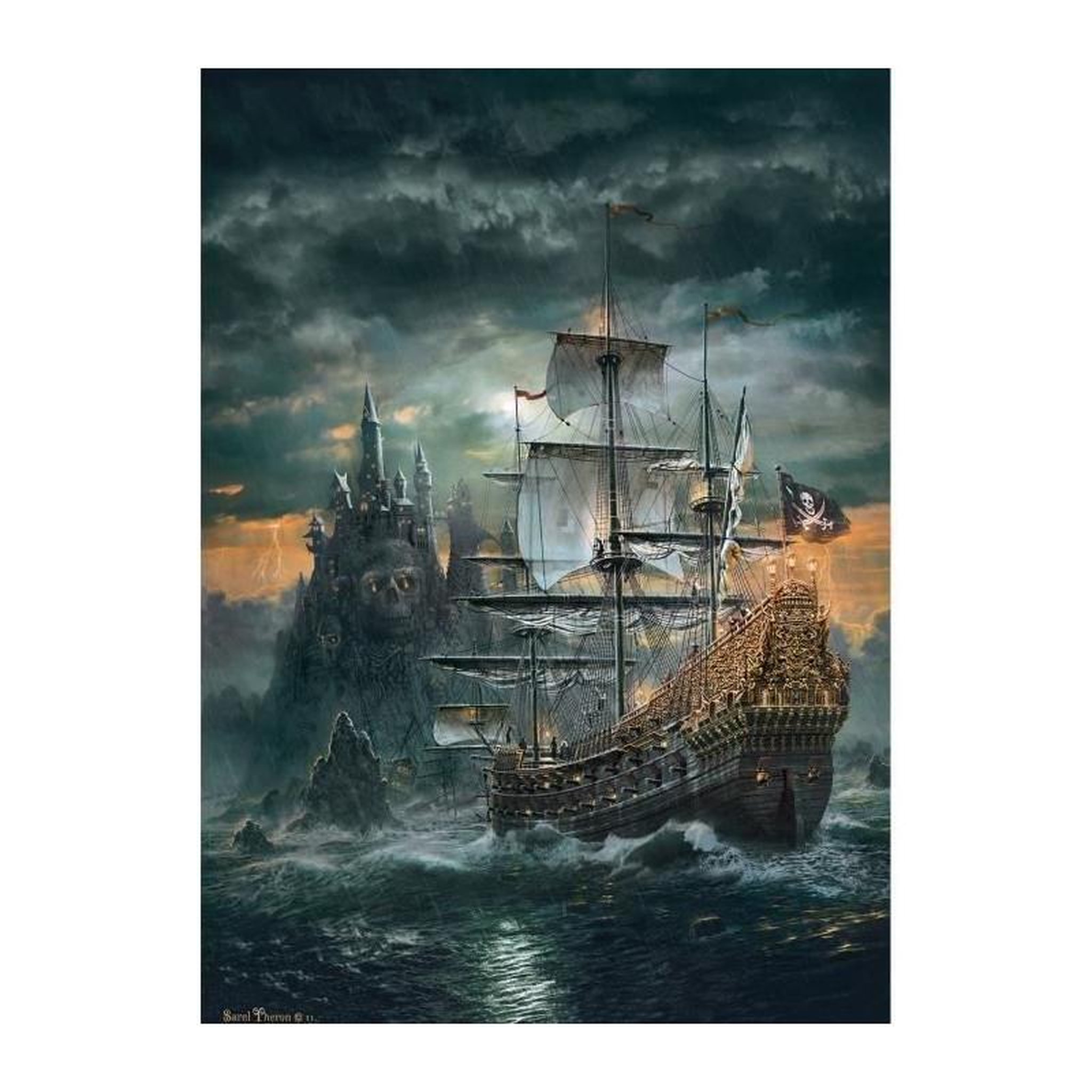 Voir la diapositive 2 : CLEMENTONI Clementoni - 1500 pieces - The Pirate ship
