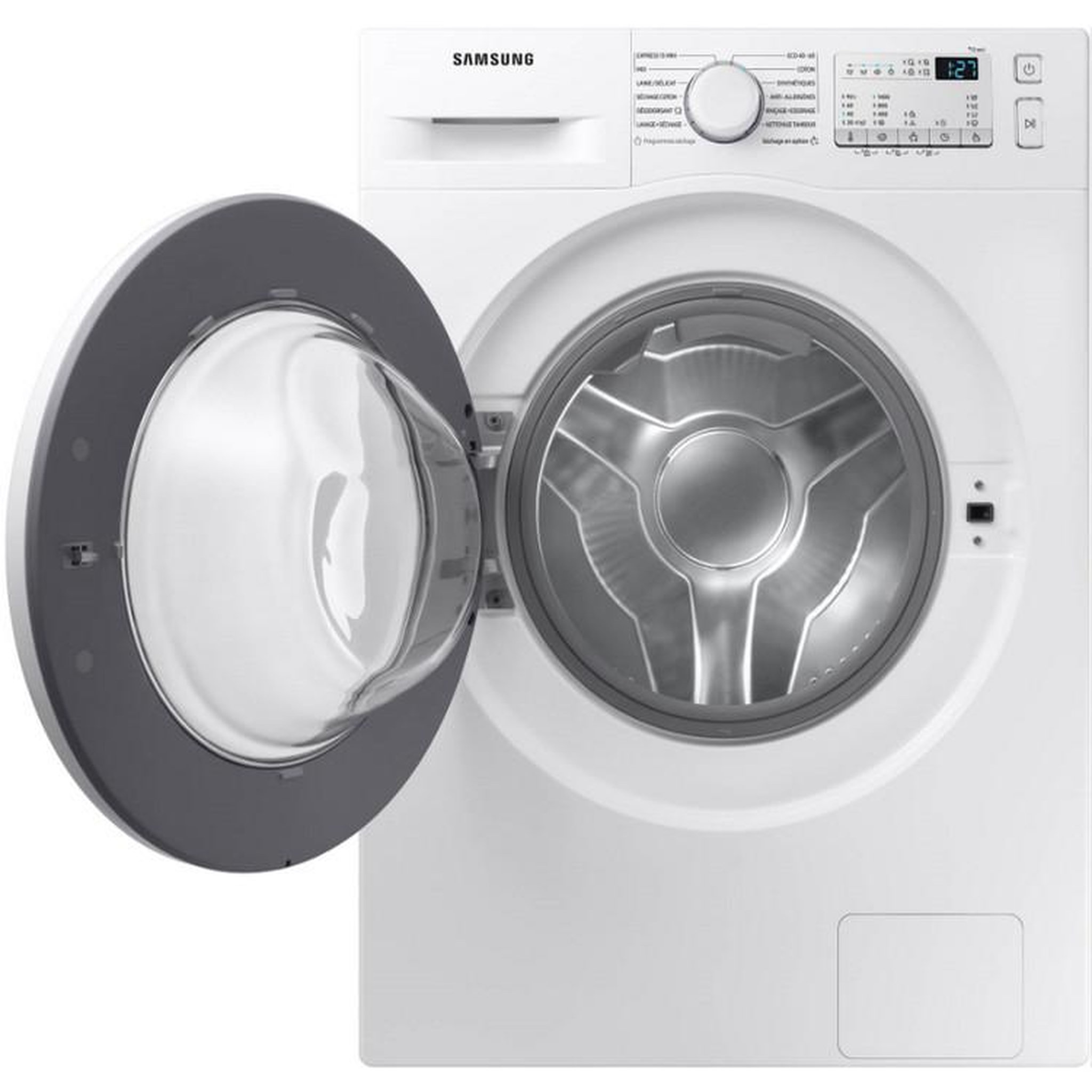 Voir la diapositive 4 : Samsung Lave-linge séchant frontal 8/5kg 1400 tours/min - wd80t4046ew