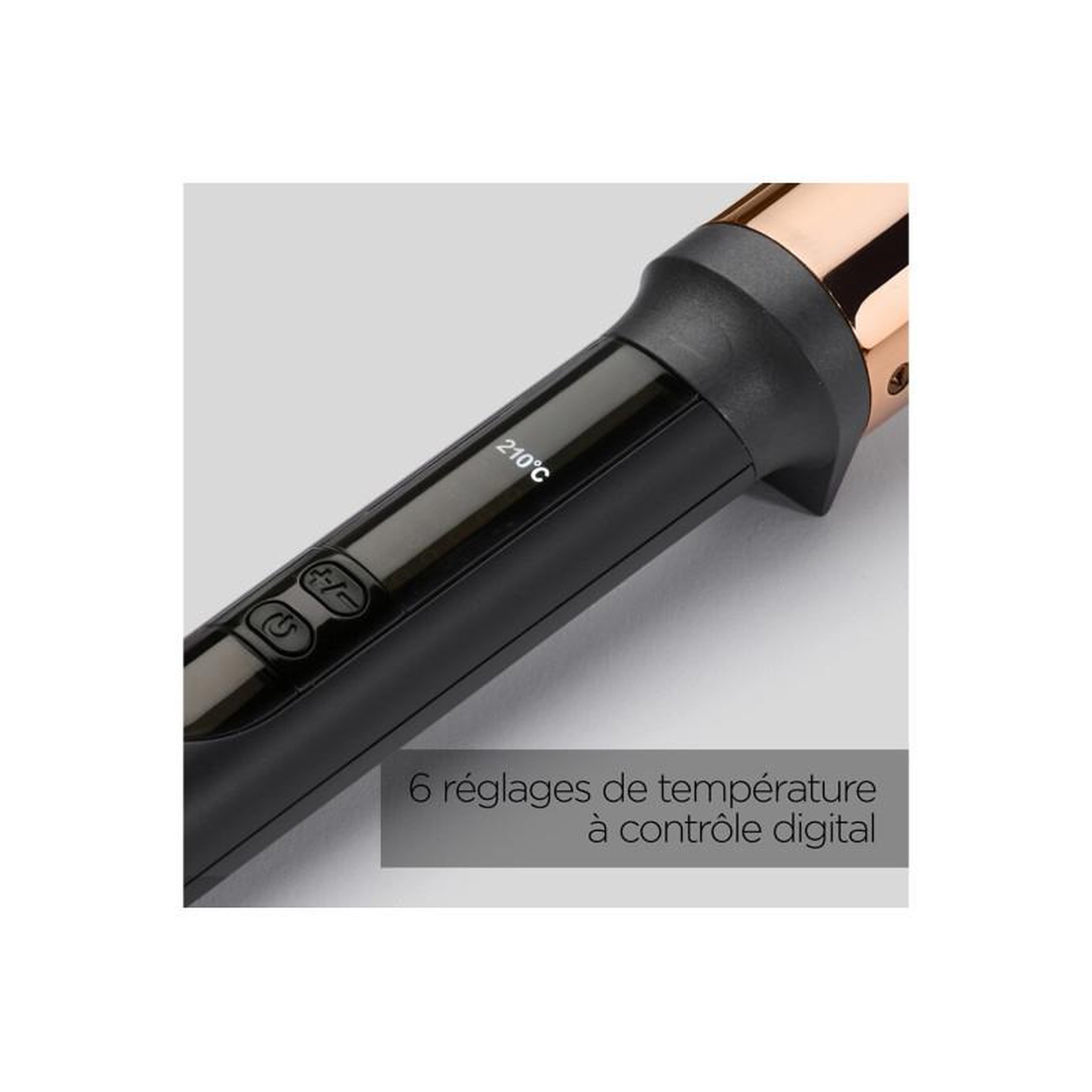 Voir la diapositive 6 : BABYLISS Fer à boucler C458E Salon Brilliance Conical