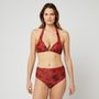 Voir la diapositive 1 : INEXTENSO Maillot de bain marron femme 