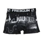 FREEGUN Boxer /Gris à Imprimés Homme Freegun HAU. Coloris disponibles : Noir