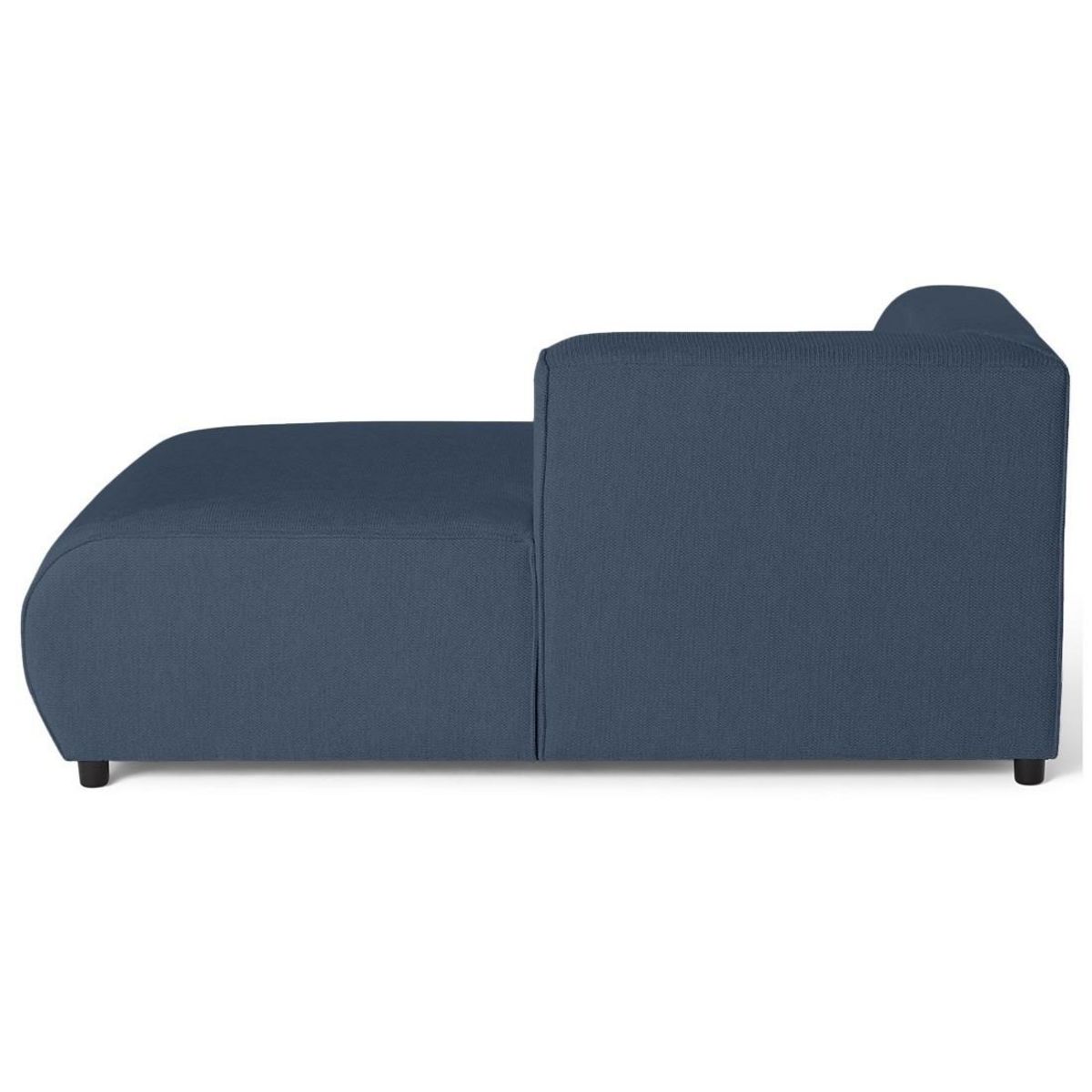 LISA DESIGN Suaro - module d'assise méridienne droit en tissu texturé