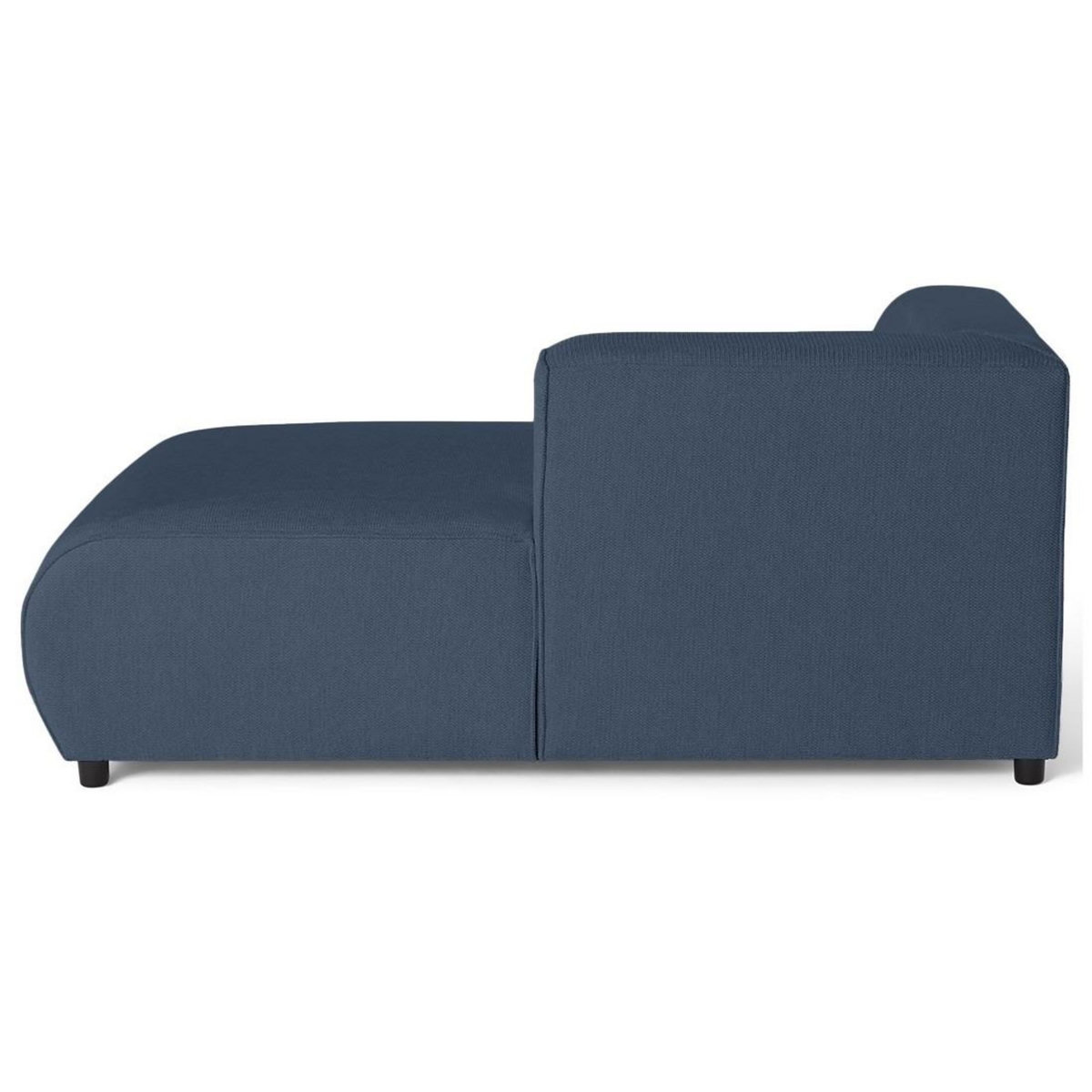 LISA DESIGN Suaro - module d'assise méridienne droit en tissu texturé