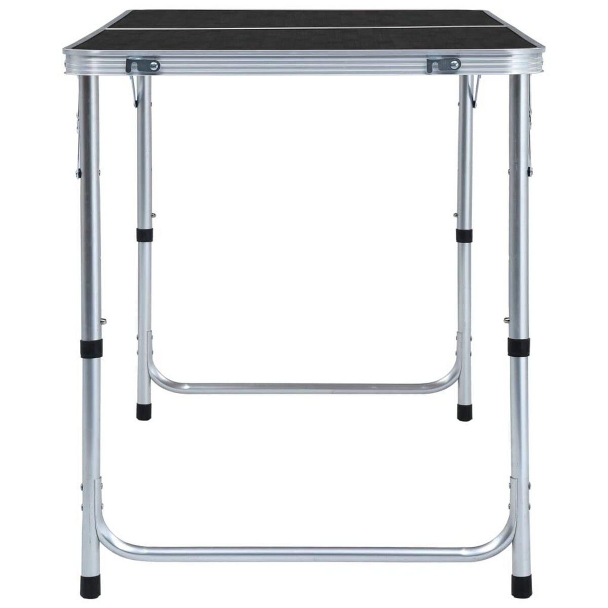 VIDAXL Table pliable de camping Gris Aluminium 120x60 cm